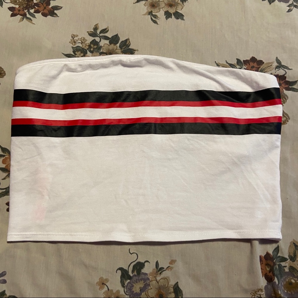 PINK crop top with built in bra